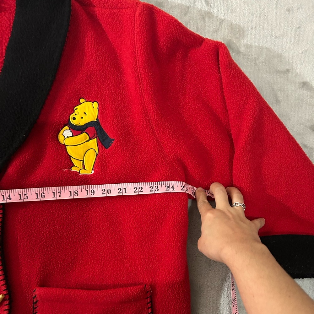 Vintage Disney Pooh & tiger fleece toggle button jacket - Picture 9 of 12